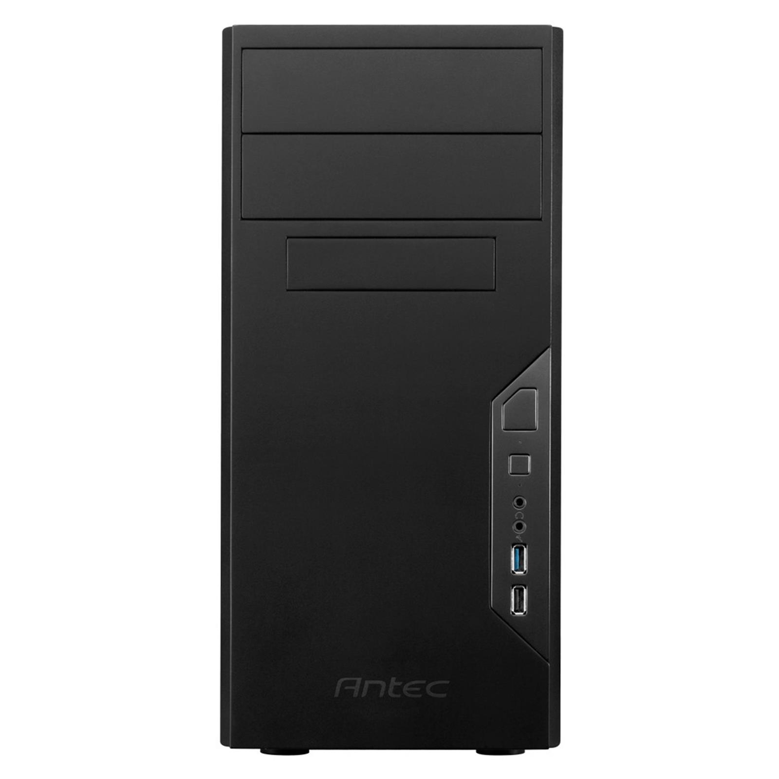 ANTEC VSK-3000B-U3/U2 Case, Home & Business, Black, Micro Tower, 1 x USB 3.0 / 1 x USB 2.0, Micro ATX, Mini-ITX